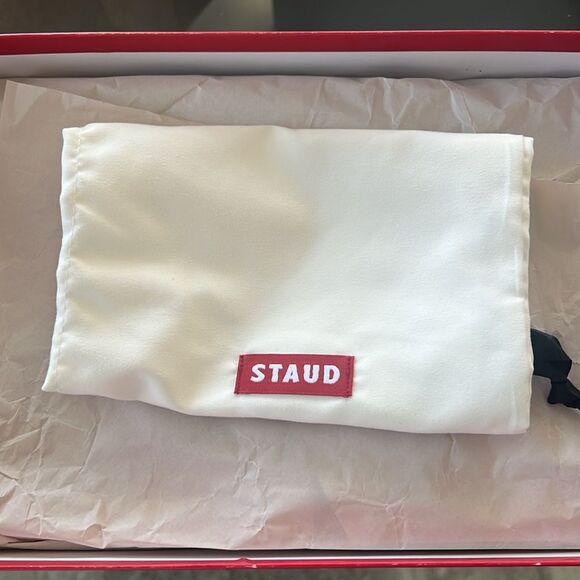 STAUD Solange NAVY High Block Heel Sandals, New, Size EU 40 - Picture 12 of 15